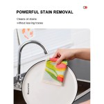 Natural Wood Pulp Cotton Swedish Dishcloth Quick-Dry Woven Kitchen Cleaning Pad Sustainable Absorbent Dish Towel Dry Compressed