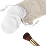 Reusable Makeup Remover Pads Eco-Friendly Cotton & Bamboo Toner Includes Washable Laundry & Storage Bag