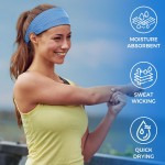 Fashion Sports Towel Moisture-Wicking with Headband Fitness Yoga Running Spa Makeup Exercise