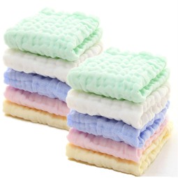 100% Pure Cotton Baby Gauze Towel 6-Layer Gauze Super Soft Newborn Bath Towel Children's Bath Towel