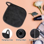 Super Soft 6-Inch Reusable Washable Microfiber Makeup Remover Cleansing Towel Pads Absorbent Face Wash Cloth