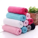 Fluffy Skin-Friendly Women's Custom Reusable Makeup Remover Towel Rag Eraser Private Label