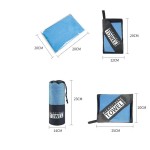 Microfiber Perfect Travel Sports Fitness Sweat Quick-Dry Absorbent Sports Exercise Towel with Mesh Bag