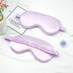Light-Blocking Sleep Mask with Adjustable Strap Sleep Mask Silky Soft Satin Women's Eye Mask