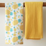 Soft Absorbent 100% Pure Cotton Dish Towel Kitchen Towel Tea Dish Towel Set Kitchen Drying Tray Hand