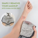 Reusable Renewal Bamboo Charcoal Makeup Removal Microfiber Face Towel Super Soft Face Towel for Sensitive Skin