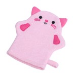 Children's Loofah Bath Gloves Exfoliating Gloves Body Washer Bath Sponge Towel Gloves Baby Bath Gloves