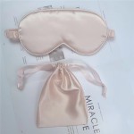 Silk Satin Sleep Mask Eye Mask Set Includes 2 Eye Masks Elastic Band Double-Layer Silk-Filled Eye Mask