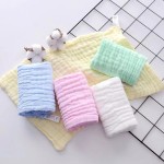 Baby Pure Cotton Baby Toddler 6-Layer Care Towel Square Baby Face Cloth Scarf Newborn Wipes