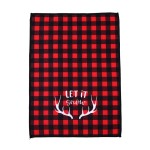 Linen Custom Printed Dish Towel 100% Cotton Kitchen Towel Dish Cloth Flour Sack Christmas Tea Towel