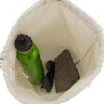 Custom Logo Dust-Proof 100% Recycled Cotton Small Canvas Drawstring Bag / Custom Cotton Bag