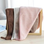 Popular Coral Fleece Shower Hood Blow Dry Towel Quick Magic Dryer with Button Convenient Towel Cleaning
