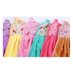 Kitchen Towel with Hanger Wholesale Quick-Dry Cute Adult Hand Towel with Tie