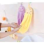 Kitchen Towel with Hanger Wholesale Quick-Dry Cute Adult Hand Towel with Tie