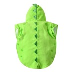 Children's Beach Towel Breathable Warm Children's Cartoon Bathrobe Polygonal Dinosaur Hooded Towel Bath Towel