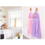 Kitchen Towel with Hanger Wholesale Quick-Dry Cute Adult Hand Towel with Tie