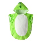 Children's Beach Towel Breathable Warm Children's Cartoon Bathrobe Polygonal Dinosaur Hooded Towel Bath Towel