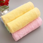 Soft Comfortable 100% Organic Bamboo Baby Bath Towel 10x10 Newborn Hypoallergenic Towel for Bathroom Closet