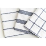 Custom Printed Pure Cotton Organic Cotton Tea Towel Stripe Kitchen Towel