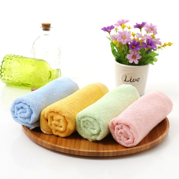 Baby Natural Bamboo Organic Cotton Towel & Washcloth Newborn Soft Baby Wipes