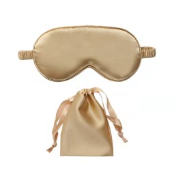 Natural Spotted Silk Sleep Mask Ultra-Smooth Soft Eye Mask with Adjustable Strap Perfect Light Blocking