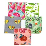 12-Pack Random Solid Color Absorbent Kitchen Cleaning Quick-Dry Zero Waste Reusable Tissues Washable Napkin Cloth