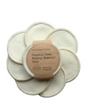 Factory Eco-Friendly Reusable Makeup Remover Pads 100% Organic Bamboo Cotton Round Washable Laundry Bag & Box