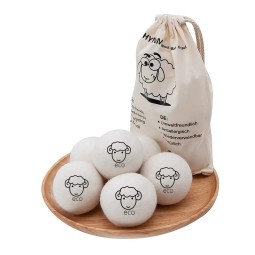 Custom Logo Eco-Friendly Felt Scent Wholesale New Zealand Organic Laundry Reusable Wool Dryer Balls with Bag