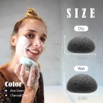 High-Quality Washable Konjac Cleansing Sponge Reusable 100% Organic Natural Konjac Sponge for Facial Cleansing Makeup Puff