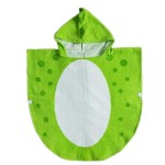 Children's Pure Cotton Beach Towel with Dinosaur Hood Warm Bathrobe
