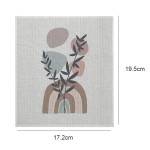 Custom Eco-Friendly Swedish Dish Towel Biodegradable Kitchen Towel Fruit Flower Non-Woven Cotton Dish Towel Design Dish Towel
