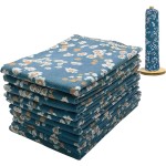 2-Layer Reusable Napkins Utensils Washable Roll Cotton Printed Cloth Napkins Kitchen Paperless Cloths