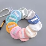 Custom Logo Microfiber Puff Reusable Washable Bamboo Charcoal Finger Pocket Adult Woven Makeup Remover Pads
