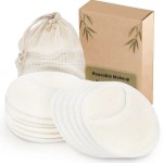 Reusable Organic Microfiber Facial Makeup Remover Pads Eco-Friendly Makeup Remover Daily Cleansing Cotton Pads