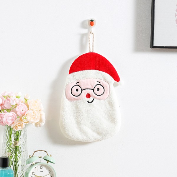 2025 Christmas Decorative Hand Bath Towel Set Utensil Theme Kitchen Tea Towel Ornaments & Gifts