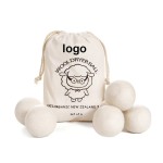 Custom Logo Eco-Friendly Felt Scent Wholesale New Zealand Organic Laundry Reusable Wool Dryer Balls with Bag