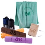 Custom Logo Fitness Towel Manufacturer Quick-Dry Absorbent Anti-Slip Yoga Mat Towel Fitness Towel