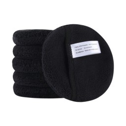 Bamboo Microfiber Makeup Remover Glove Pads Facial Cosmetics Cleansing Puff Sponge with White Label Finger Pocket