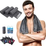 Custom Logo Fitness Towel Manufacturer Quick-Dry Absorbent Anti-Slip Yoga Mat Towel Fitness Towel