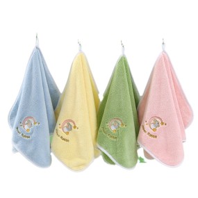 50 * 25cm New Cute Baby Towel Face Ultra-Fine Fiber Absorbent Drying Bath Beach Towel Towel