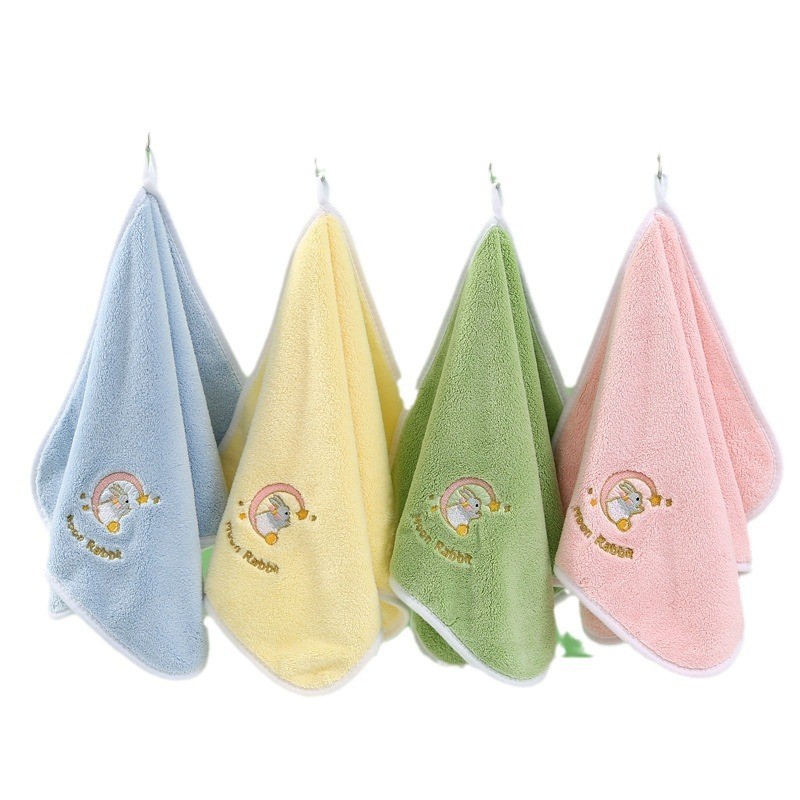50 * 25cm New Cute Baby Towel Face Ultra-Fine Fiber Absorbent Drying Bath Beach Towel Towel
