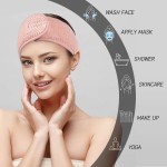 Spa Facial Headband Makeup Hair Bun Adjustable Headband Soft Towel Headband Face Wash Shower Sports Yoga