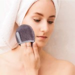 Custom Logo Microfiber Puff Reusable Washable Bamboo Charcoal Finger Pocket Adult Woven Makeup Remover Pads