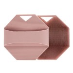 Soft Antibacterial Silicone Body Washer Anti-Slip Shower Shampoo Exfoliating Bath Brush Hand Strap Minimalist Style Eco-Certified