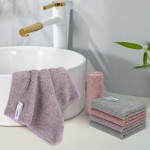 Hot-Selling Super Soft Antibacterial Coral Fleece Facial Bamboo Charcoal Fiber Hand Hair Bath Baby Towel