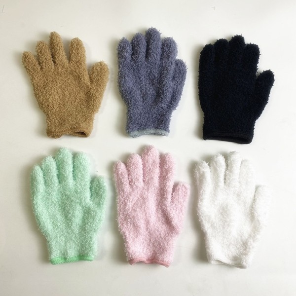 Super Soft Medium-Thick Microfiber Reusable Face Glove Microfiber Makeup Remover Cleansing Eye Makeup Gloves