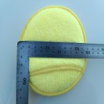 Microfiber Round Sponge Car Polishing Handle Applicator Towel Detail Cleaning Pad