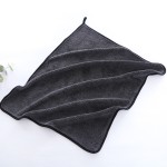 Long & Short Pile Cleaning Towel 70x140 Custom Edgeless Red 1400 GSM 1200 GSM Microfiber Car Wash Drying Towel