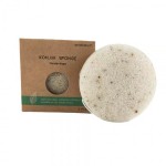 Gentle Exfoliating Konjac Sponge Washer Activated Carbon Natural Skincare Tool Oily Combination Sensitive Skin Ball