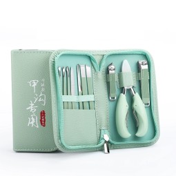 Portable Nail Clipper Special Set Stainless Steel Pedicure Nail Set with Toenail Cuticle Cutter Nail File Travel Home Use
